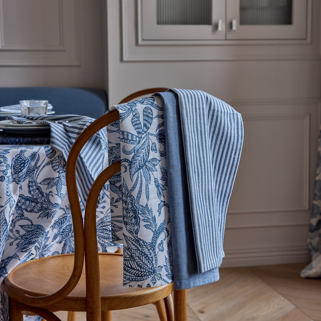 Samara Dark Blue Teatowel Pack/3
