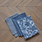 Samara Dark Blue Teatowel Pack/3