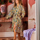 Birds Of Paradise Linen Robe - Kip&Co