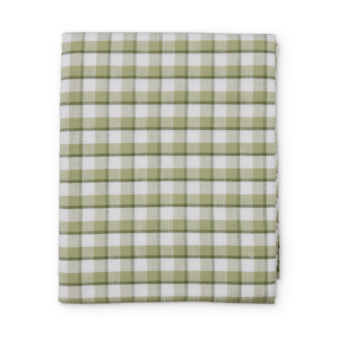 Maldon Green Check Tablecloth
