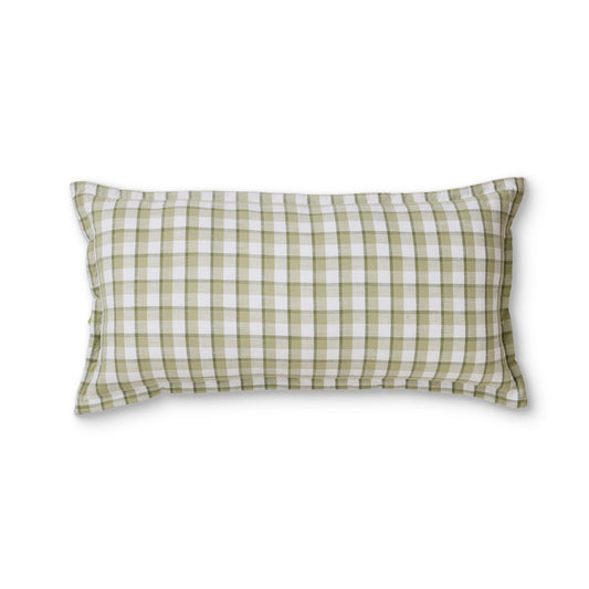 Maldon Green Check Cushion