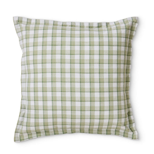 Maldon Green Check Cushion
