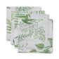 Fern Green/Blue Napkin Set/4
