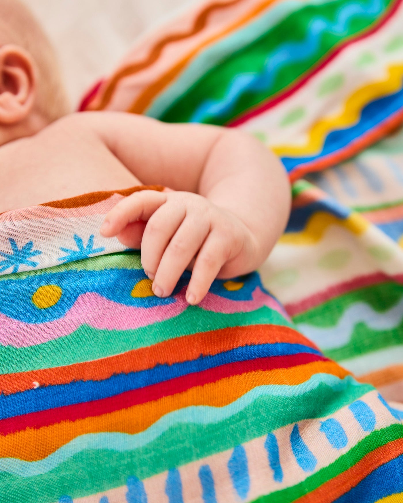 Beach Patterns Bambo Swaddle