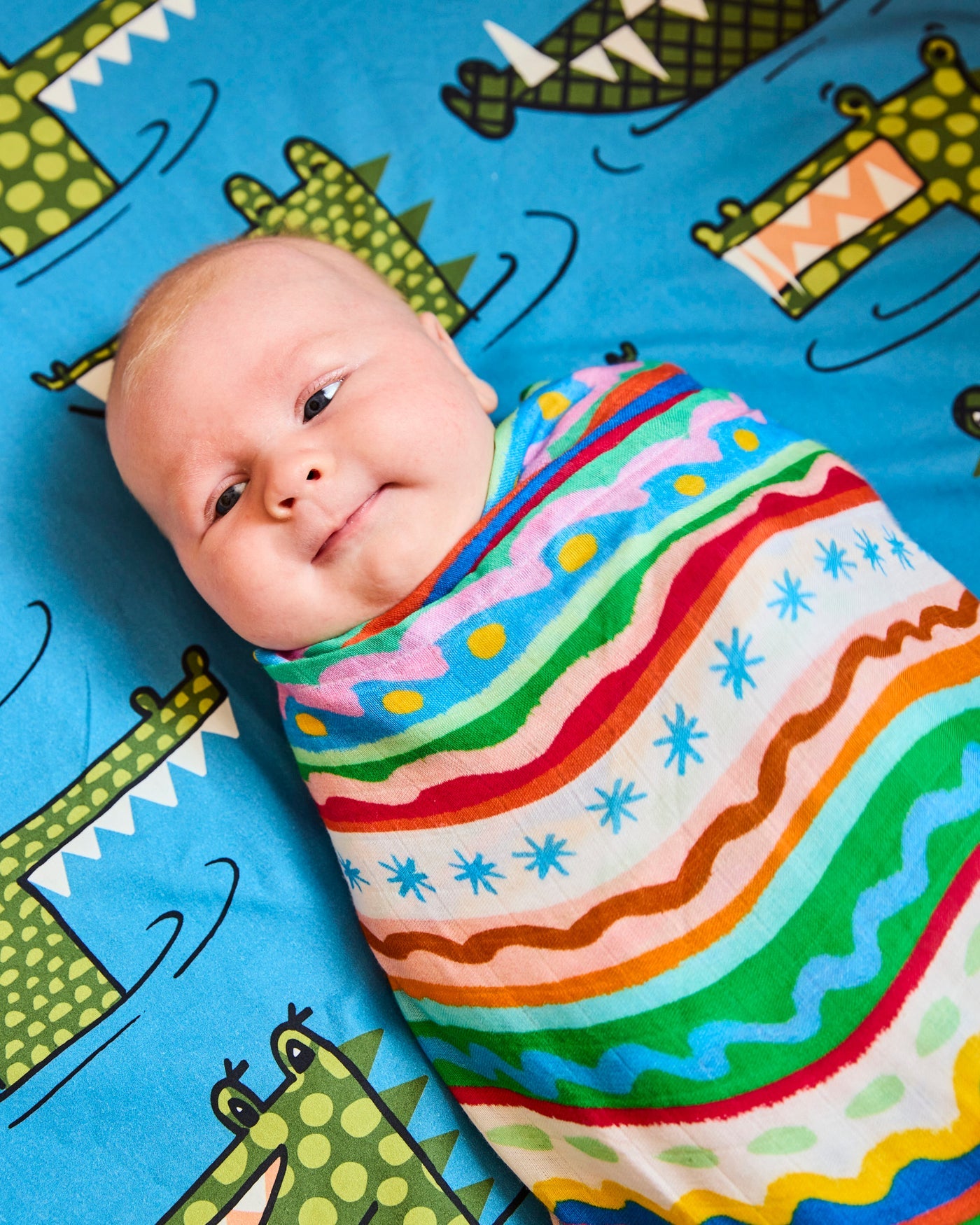 Beach Patterns Bambo Swaddle