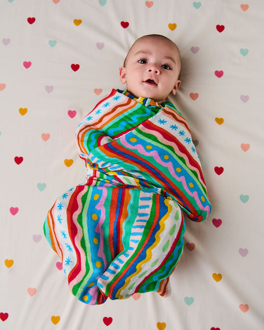 Beach Patterns Bambo Swaddle