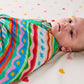 Beach Patterns Bambo Swaddle