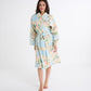 Big Beauty Floral Linen Robe