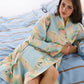 Big Beauty Floral Linen Robe