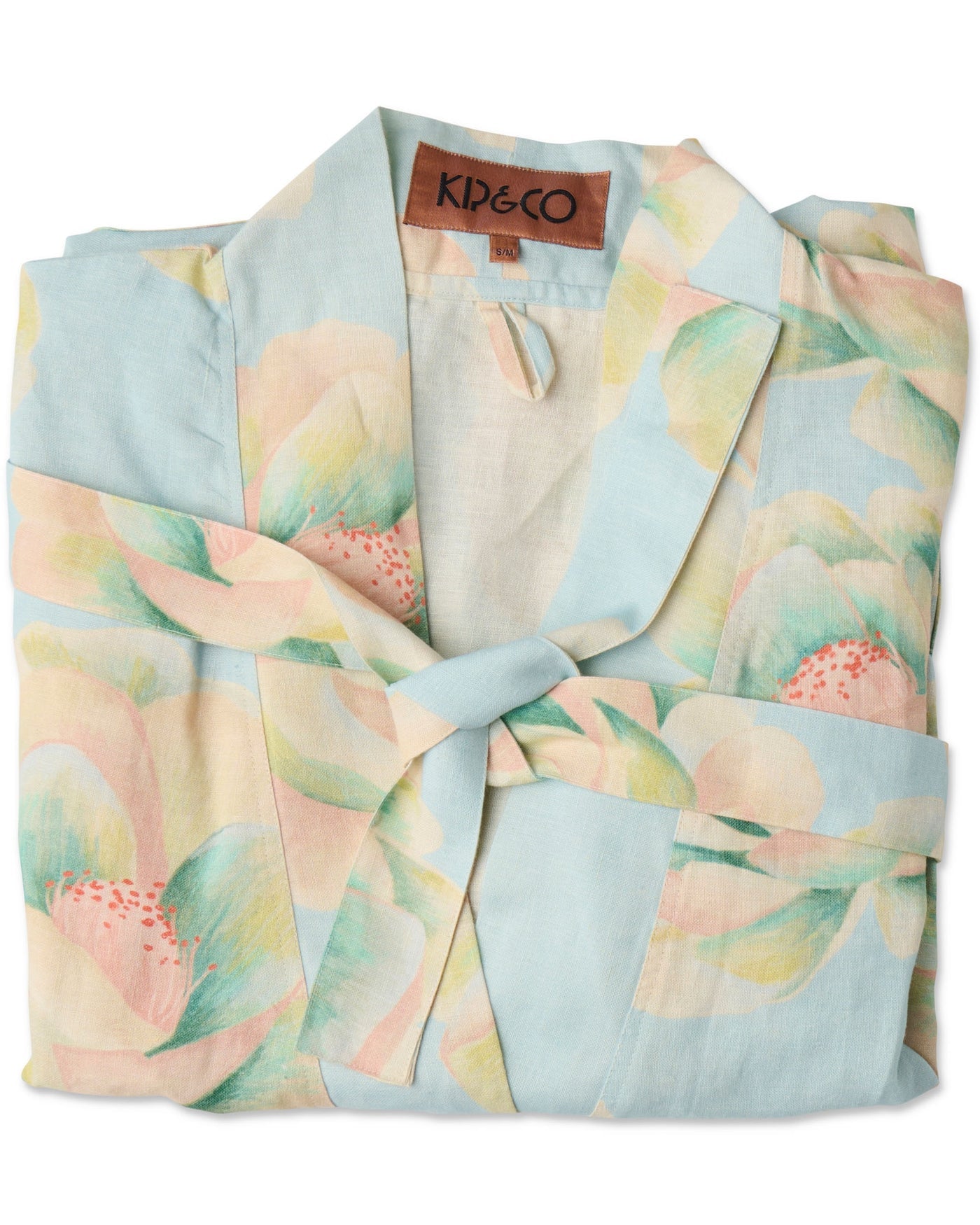 Big Beauty Floral Linen Robe
