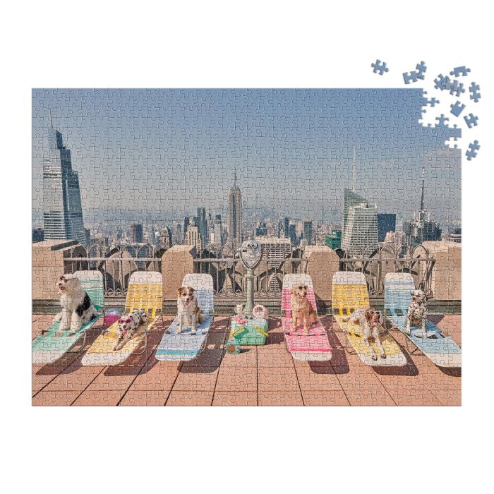 Gray Malin The Dogs of New York City 1000 Piece Puzzle - Galison