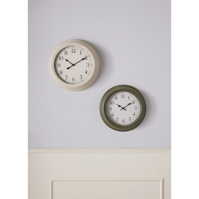 Marlow Iron Clock Cream
