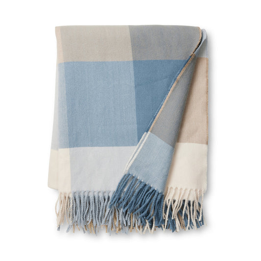 Harley Blue/Neutral Throw - Madras Link