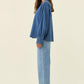 Sloane Denim Frill Shirt Check