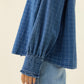 Sloane Denim Frill Shirt Check