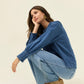 Sloane Denim Frill Shirt Check