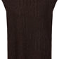 Miru Crew Knit Vest Chocolate
