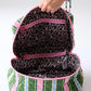 Cactus Stripe Quilted Cotton Toiletry Case