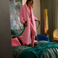 Candy Pine Quilted Velvet Robe