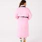 Candy Pine Quilted Velvet Robe