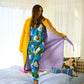 Lavender Honey Quilted Velvet Robe