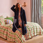 Deep Blue Cosy Robe - Kip&Co
