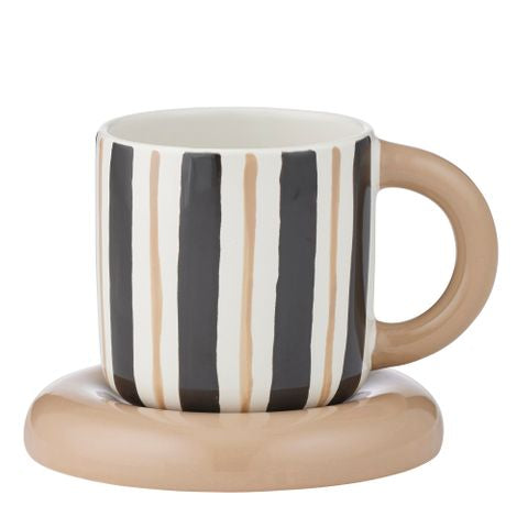 Candy Ceramic Cup & Saucer
