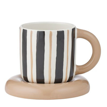 Candy Ceramic Cup & Saucer
