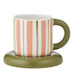 Candy Ceramic Cup & Saucer
