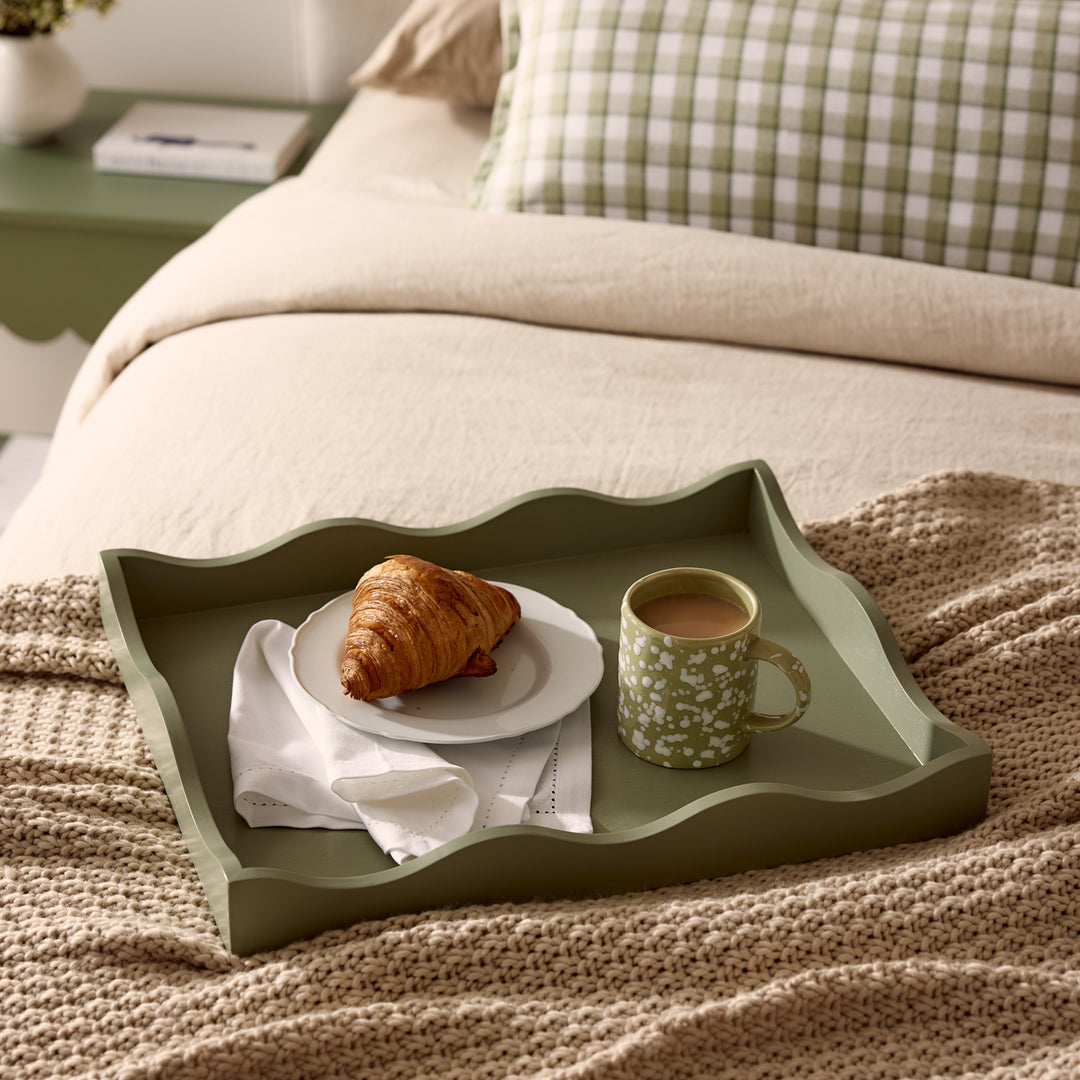 Speckle Green/White Mug