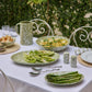 Speckle Green/White Oval Platter