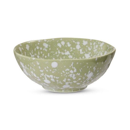 Speckle Green/White Small Bowl