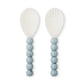 Bobble Blue/White Resin Salad Server Set