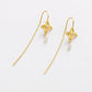 Faye Thread Earring Moonstone
