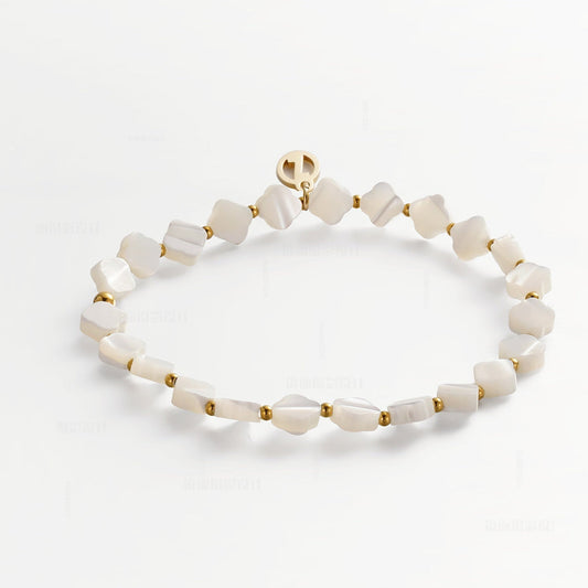 Jenna Bracelet White
