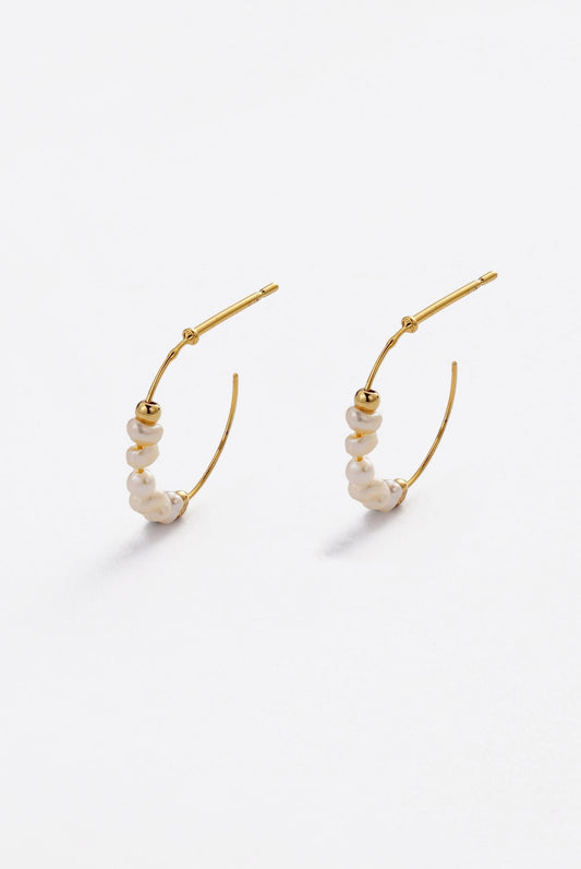 Elle Hoop Gold