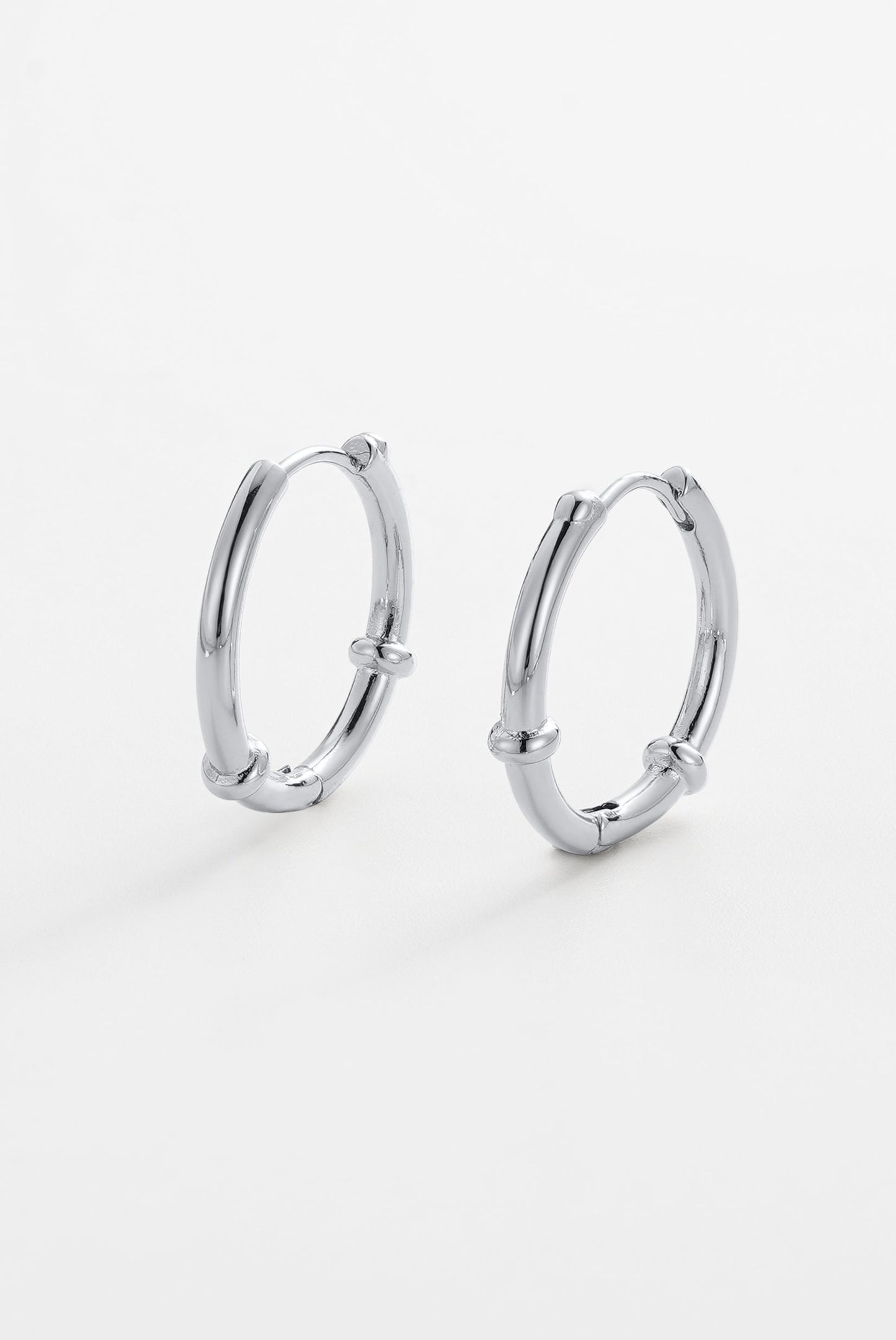 Tessa Hoop Silver