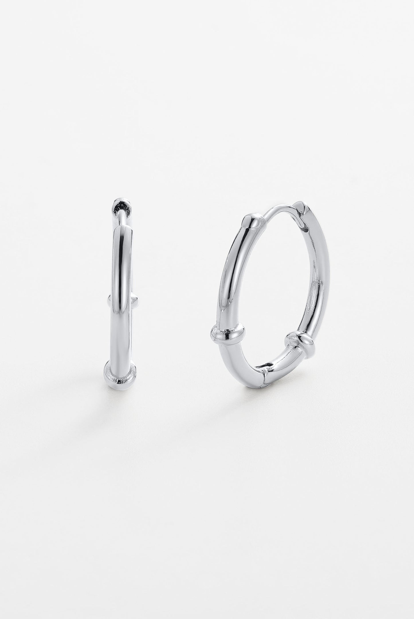 Tessa Hoop Silver