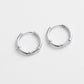 Tessa Hoop Silver