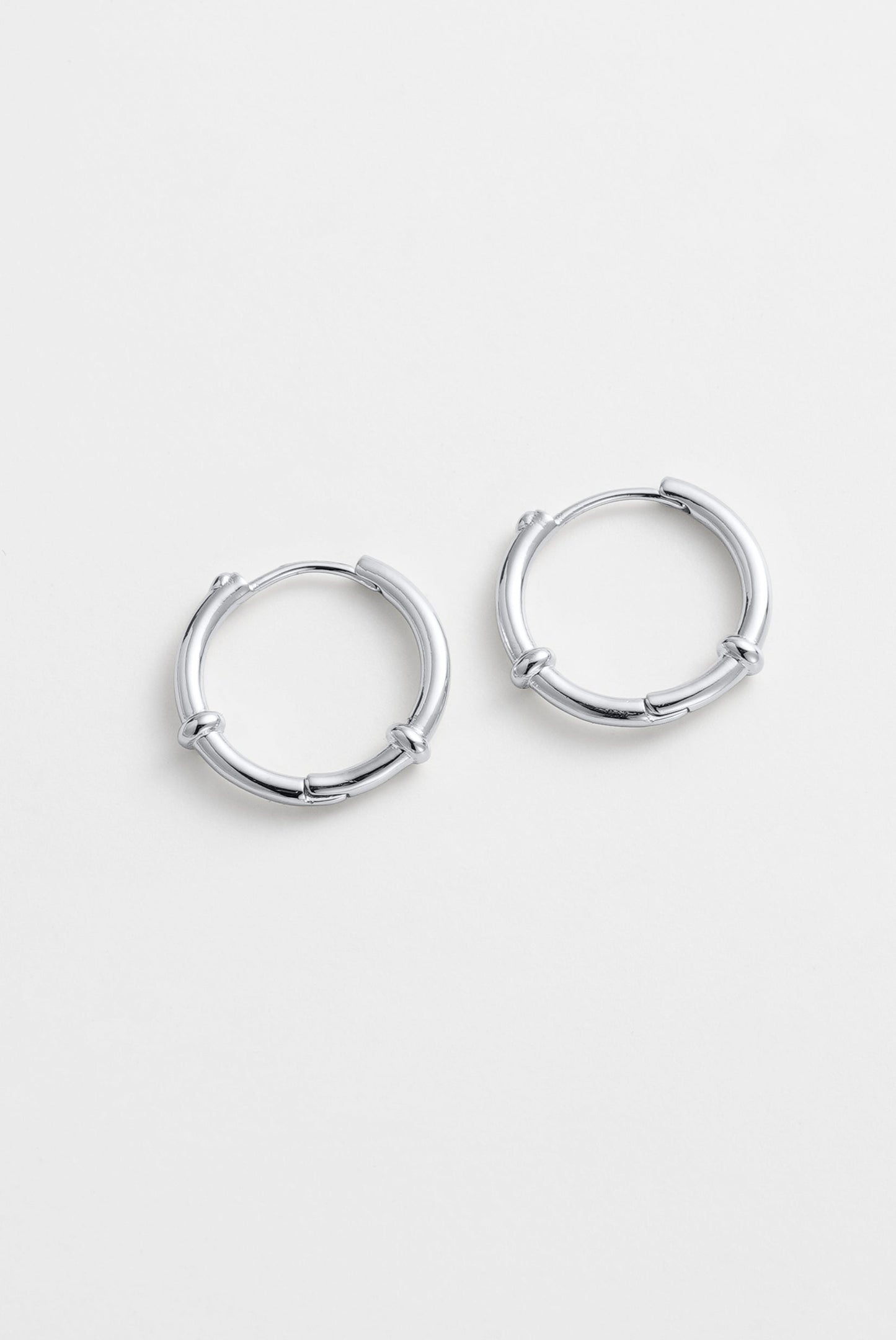 Tessa Hoop Silver