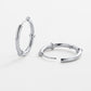 Tessa Hoop Silver