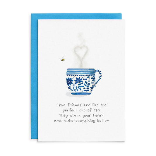 Friendship Cup Of Tea Greeting Card