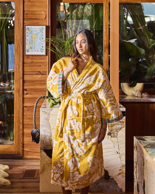 Elsternwig Fig Terry Bath Robe