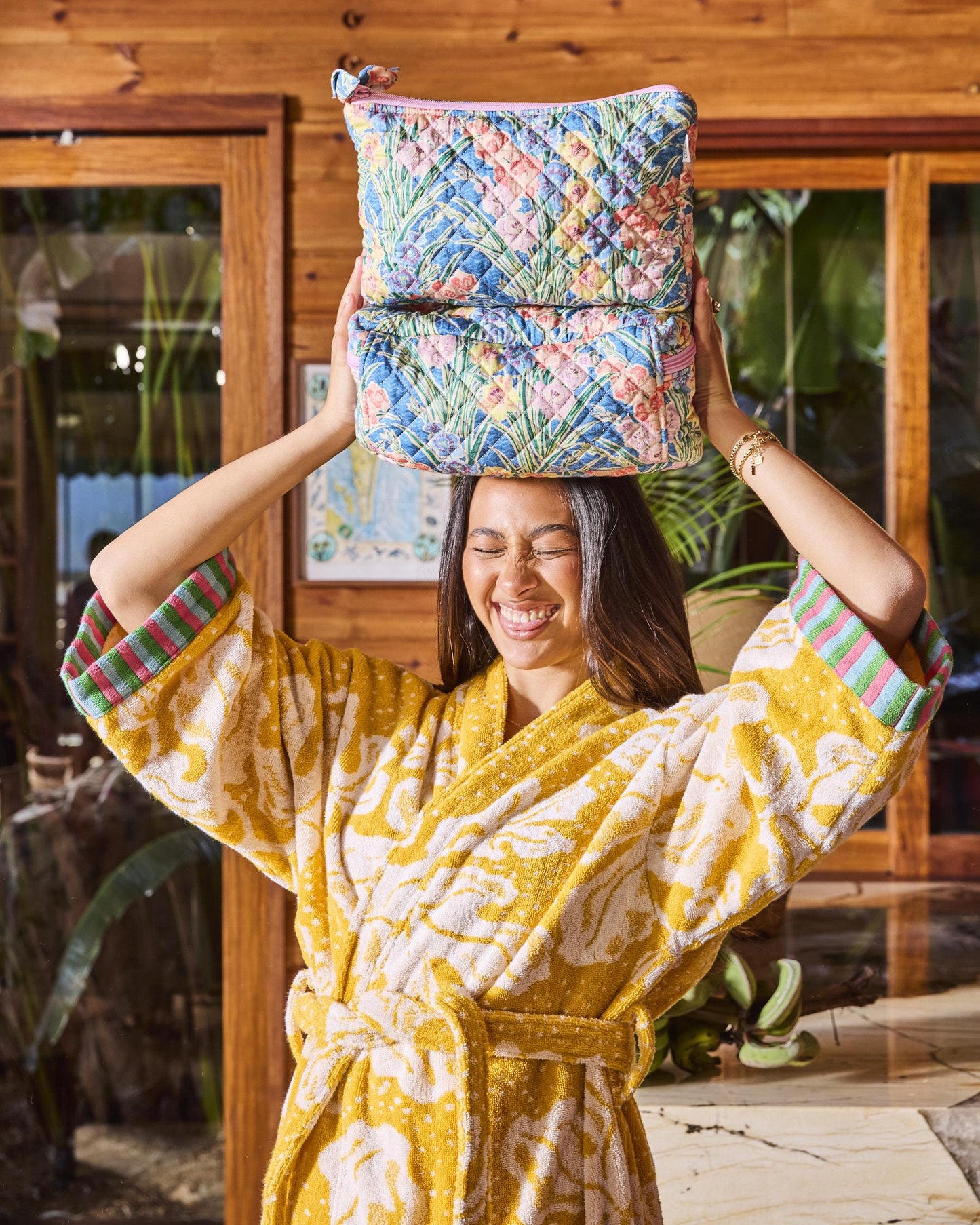 Elsternwig Fig Terry Bath Robe