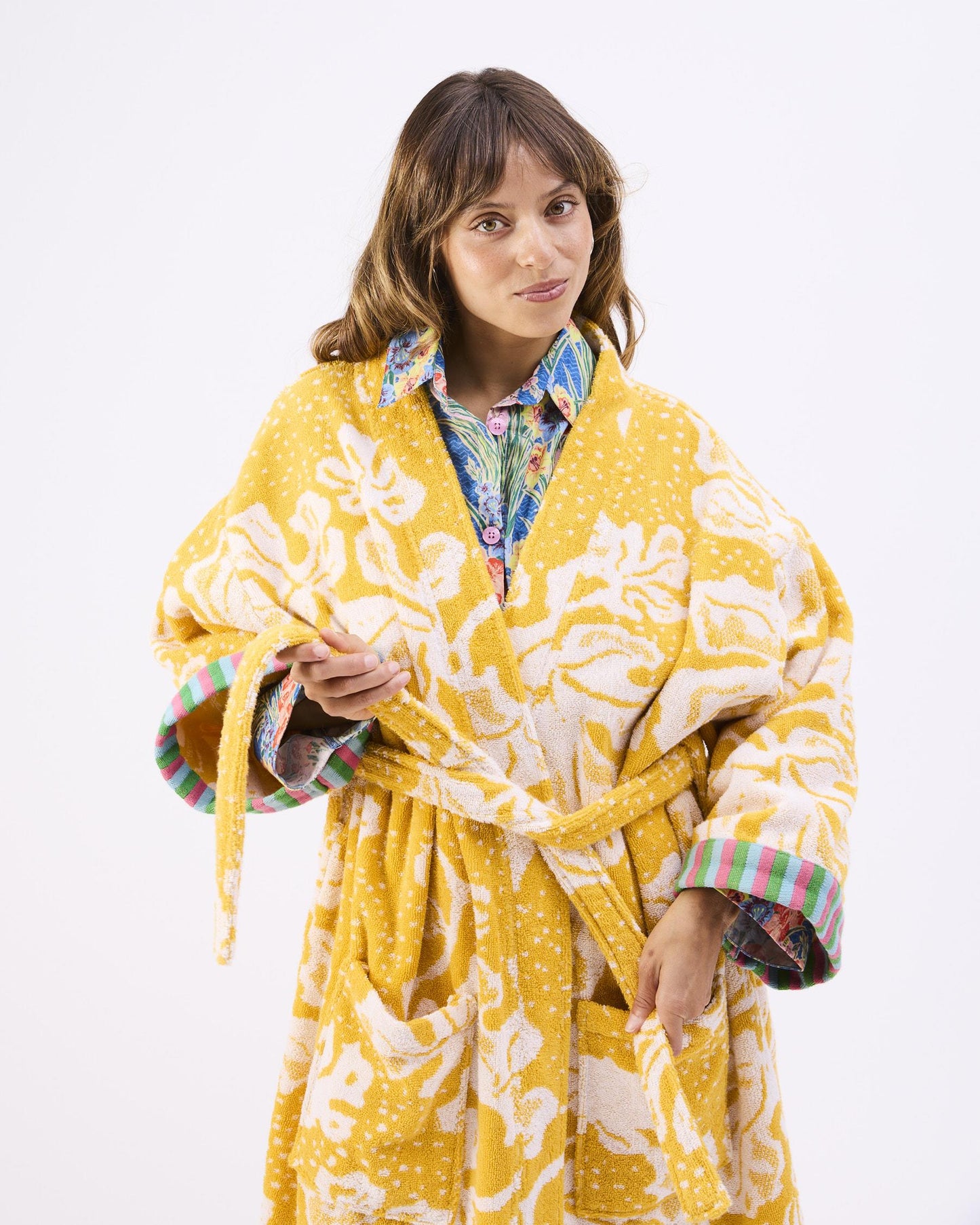 Elsternwig Fig Terry Bath Robe