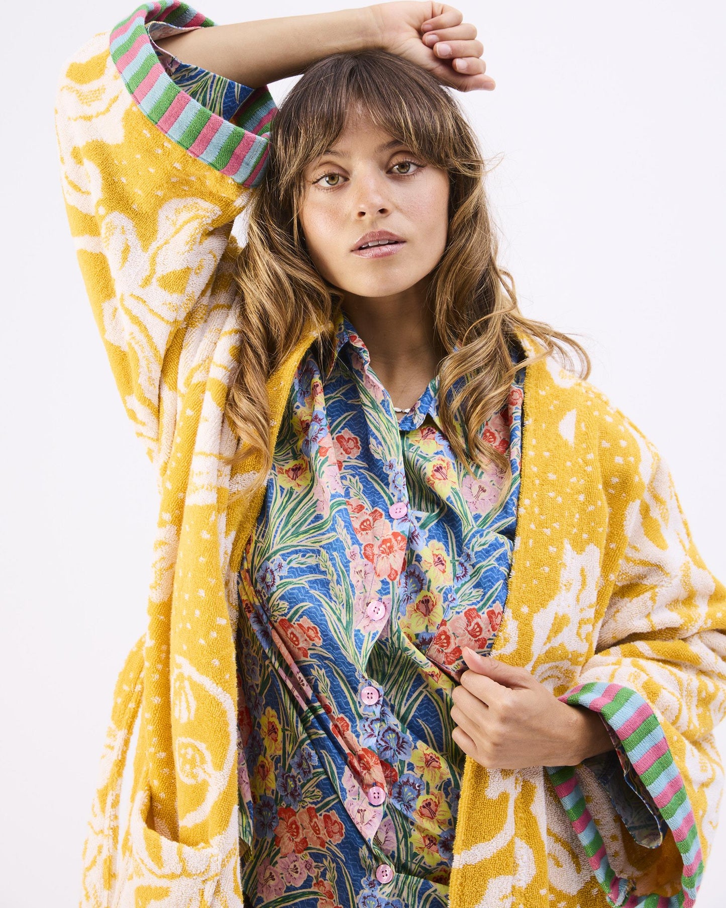 Elsternwig Fig Terry Bath Robe