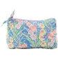 Gladiolus Quilted Cotton Toiletry Purse