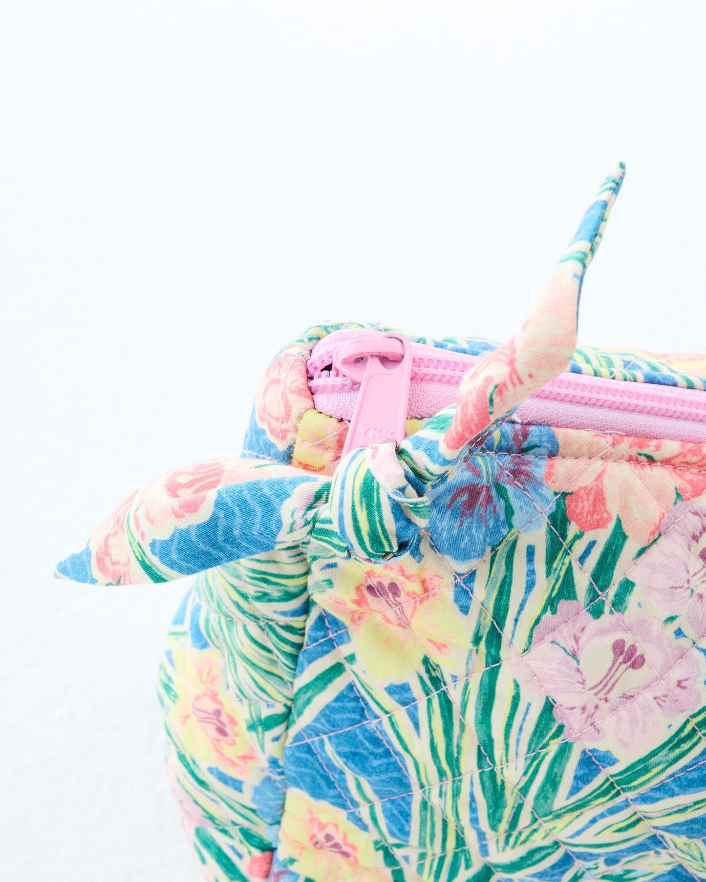 Gladiolus Quilted Cotton Toiletry Purse