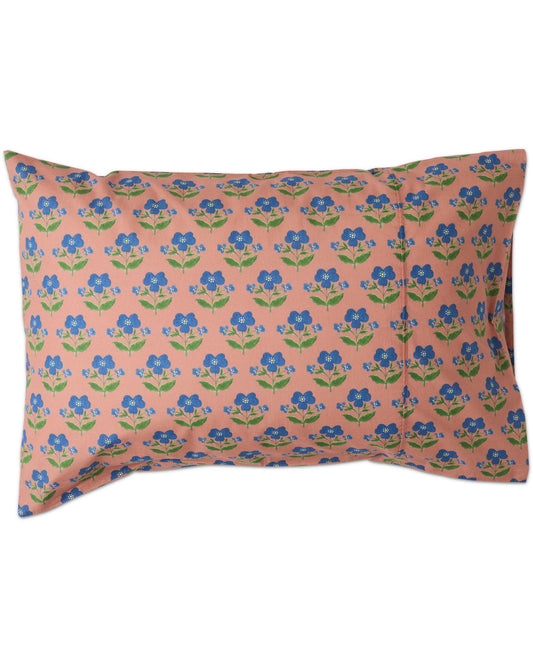 Indian Summer Rose Organic Cotton Pillowcases 2P Std Set