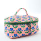 Indian Summer Rose Quilted Cotton Toiletry Case